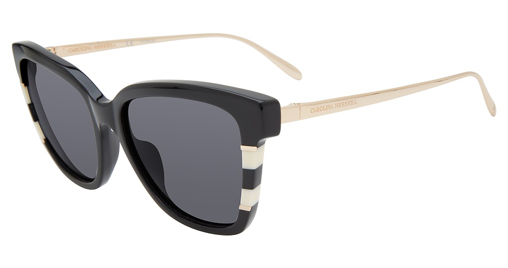 Carolina Herrera SHN622M cateye sunglasses in Black 0700
