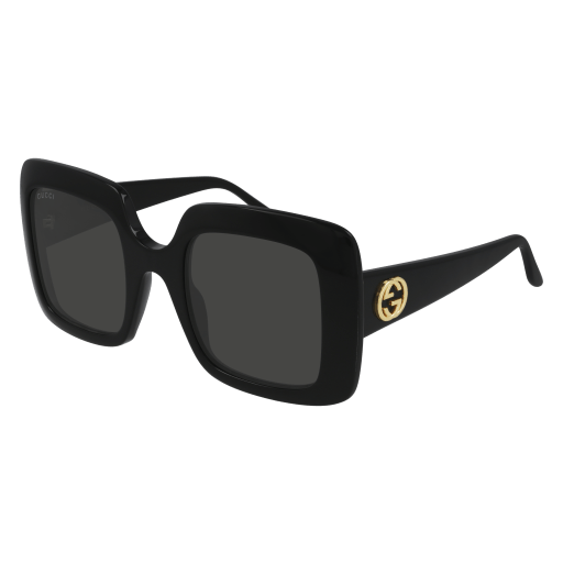 Gucci GG0896S square sunglasses in Black Black Grey/Grey