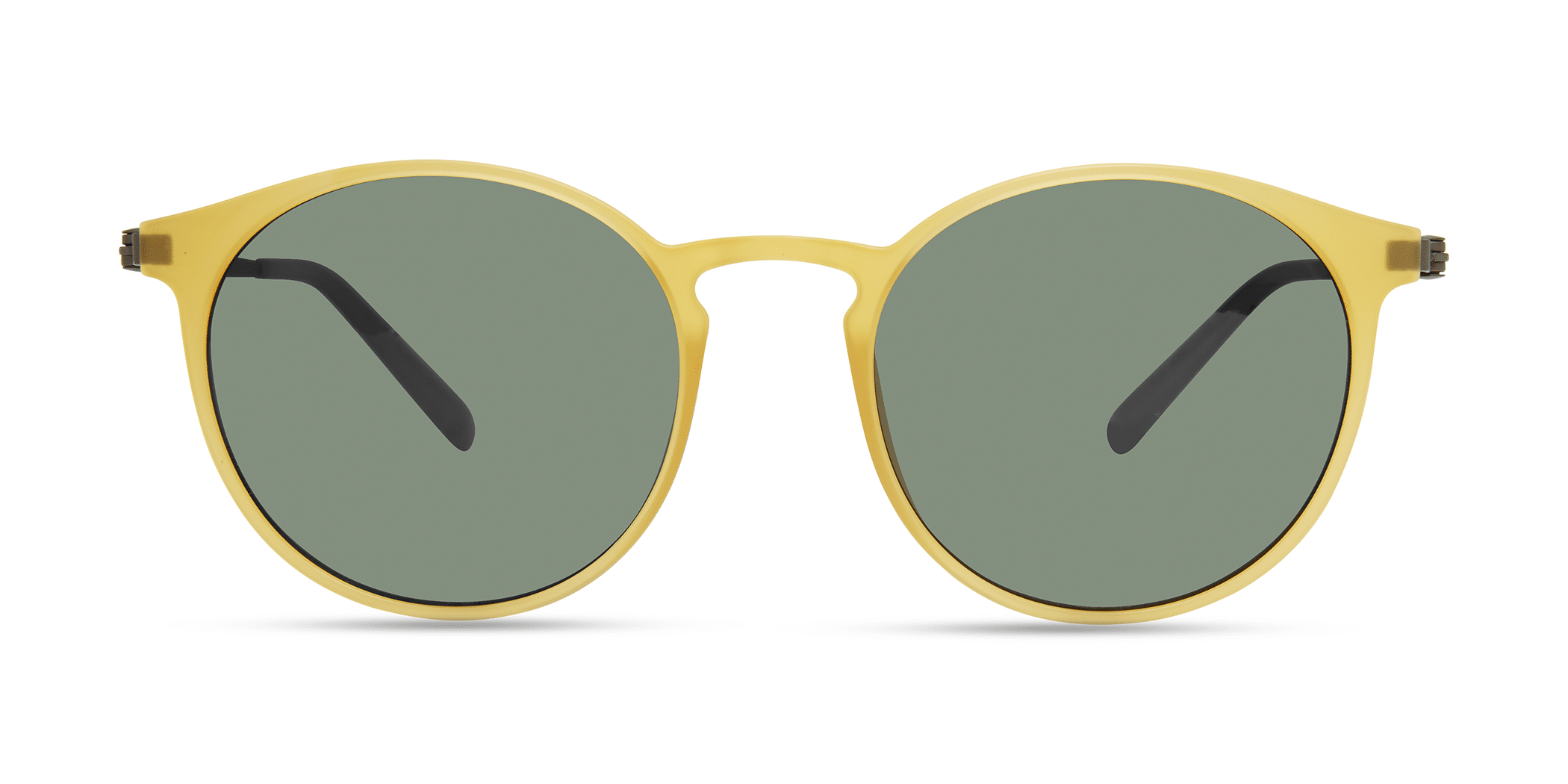 Modo 701 square sunglasses in Matte Yellow Sun Lens Cat. 3