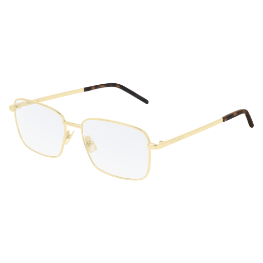 Saint Laurent SL 330 rectangle sunglasses in Gold Gold Transparent