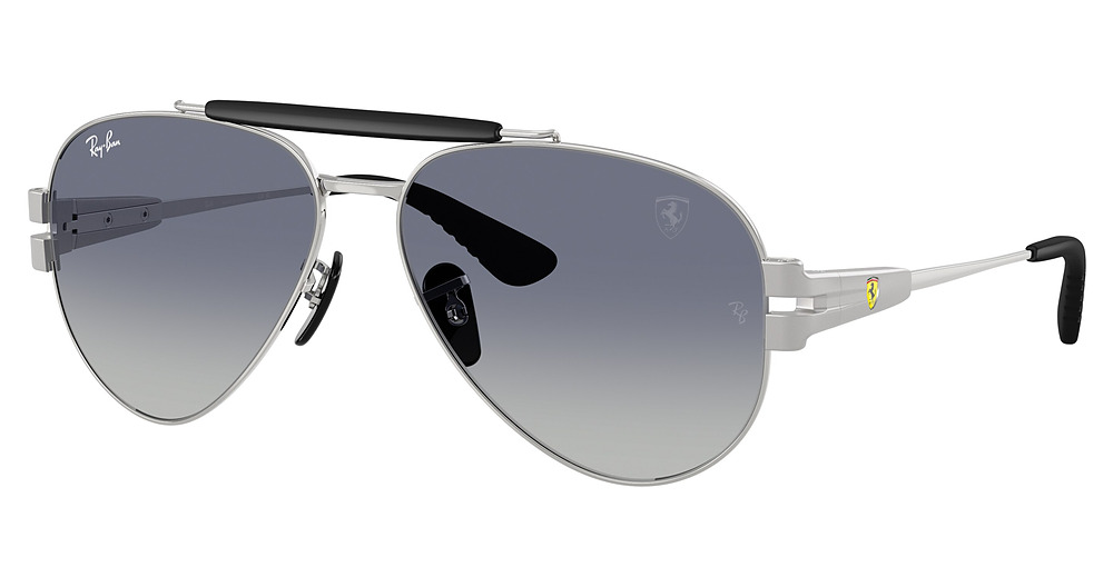 Ray-Ban RB3762M sunglasses in Silver/Grey Gradient Blue
