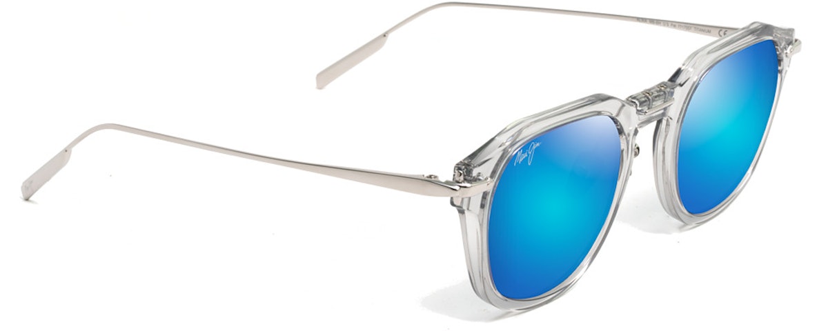 Crystal with Silver / Blue Hawaii