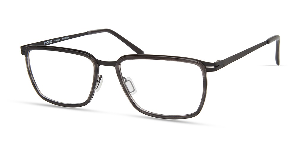 Modo 4556A rectangle eyeglasses in Dark Grey Melange
