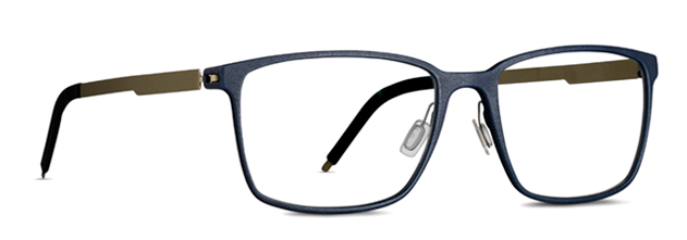 Atlantic Blue - Silver Brushed Temple