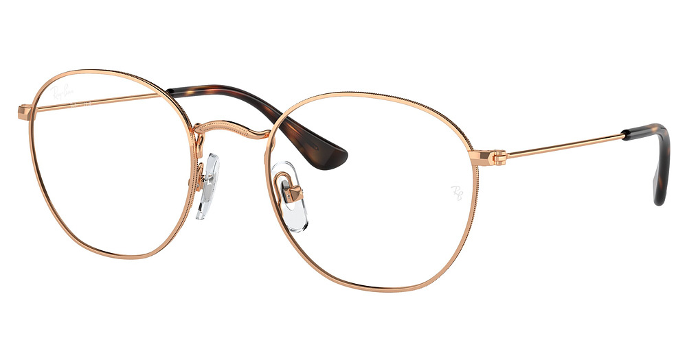 Ray-Ban RY9572V JUNIOR ROB round eyeglasses in Rosegold