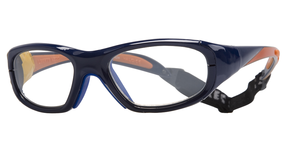 Royal Blue With Orange Highlights