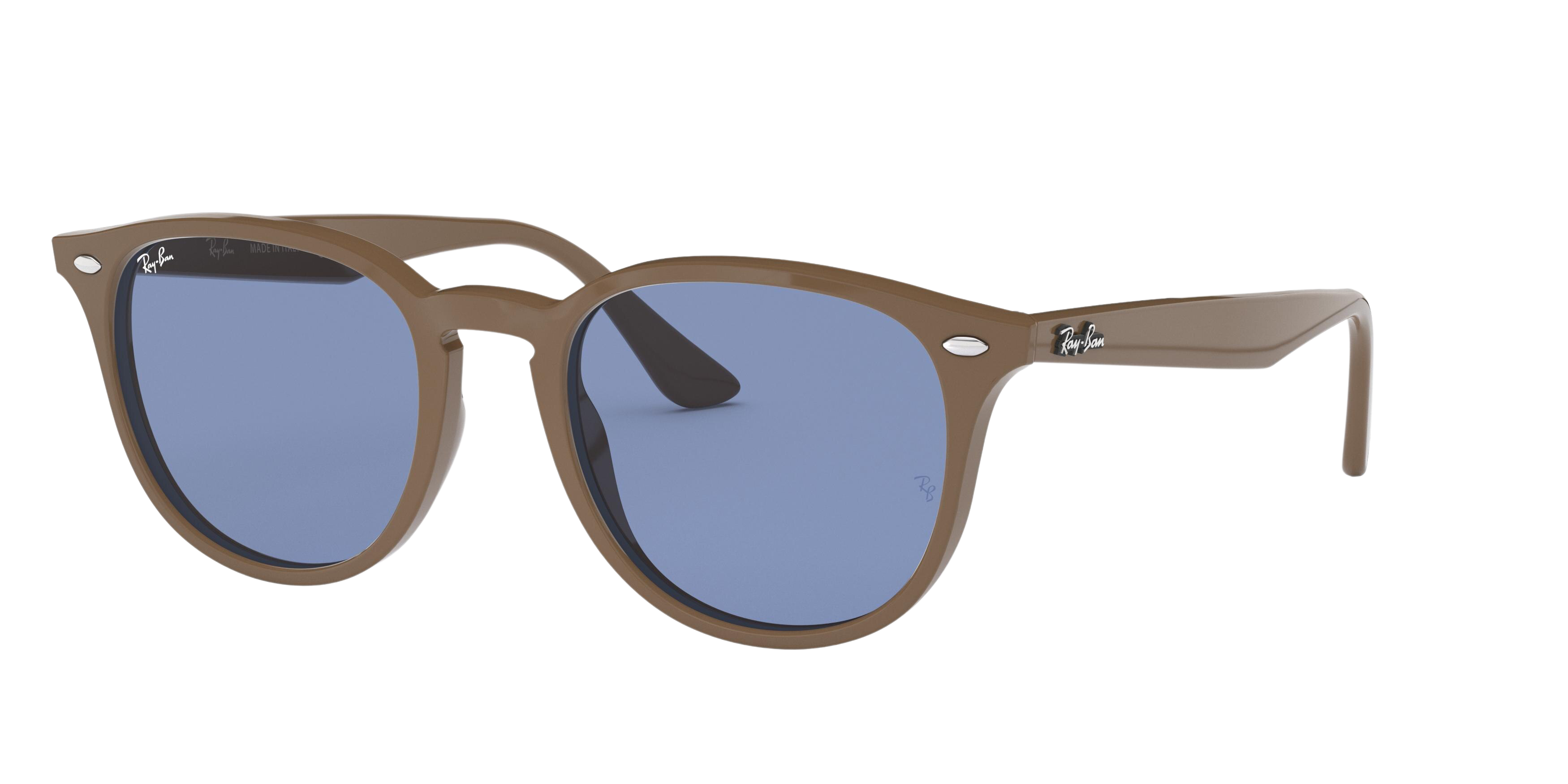 Ray-Ban RB4259F round sunglasses in Brown