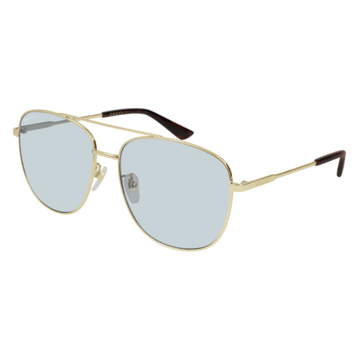 Gucci GG0410SK aviator eyeglasses in Gold