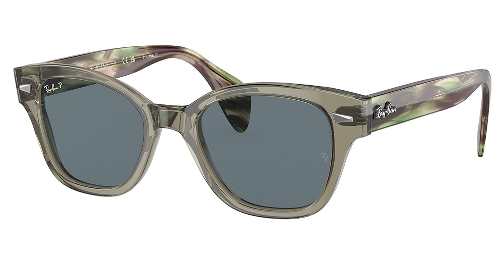 TRANSPARENT GREEN / DARK BLUE POLAR