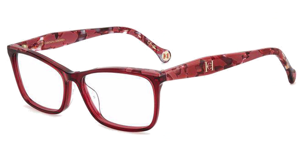 Carolina Herrera HER 0202/G rectangle eyeglasses in BU Redhvn