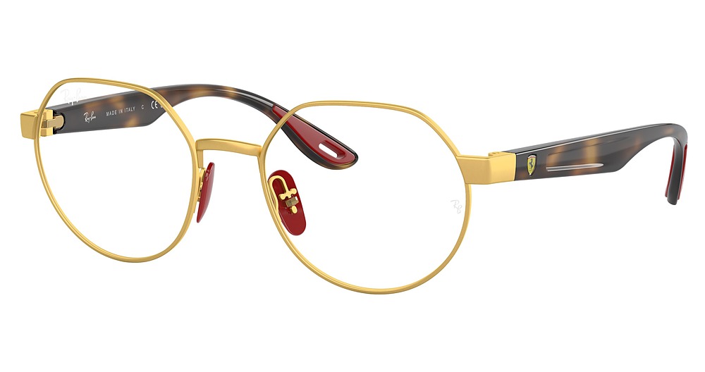 Ray-Ban RX6492M round eyeglasses in Matte Arista