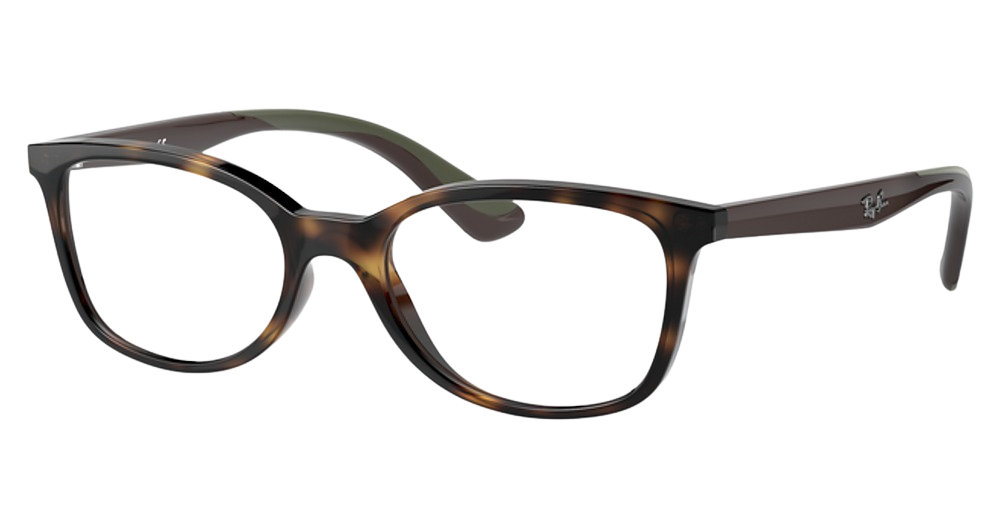 Ray-Ban RY1586 round eyeglasses in Havana