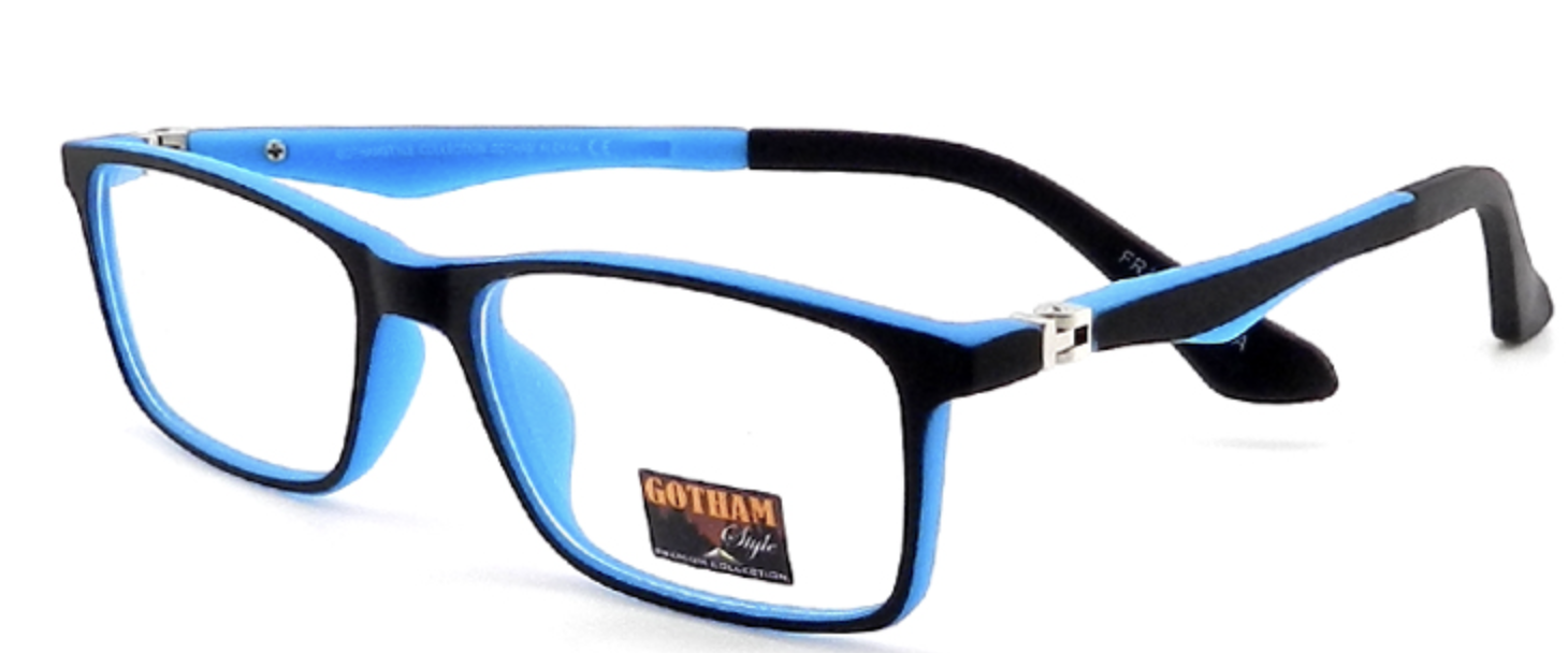 black/blue