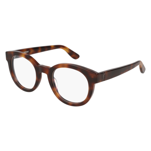 Saint Laurent SL M14 round sunglasses in Havana