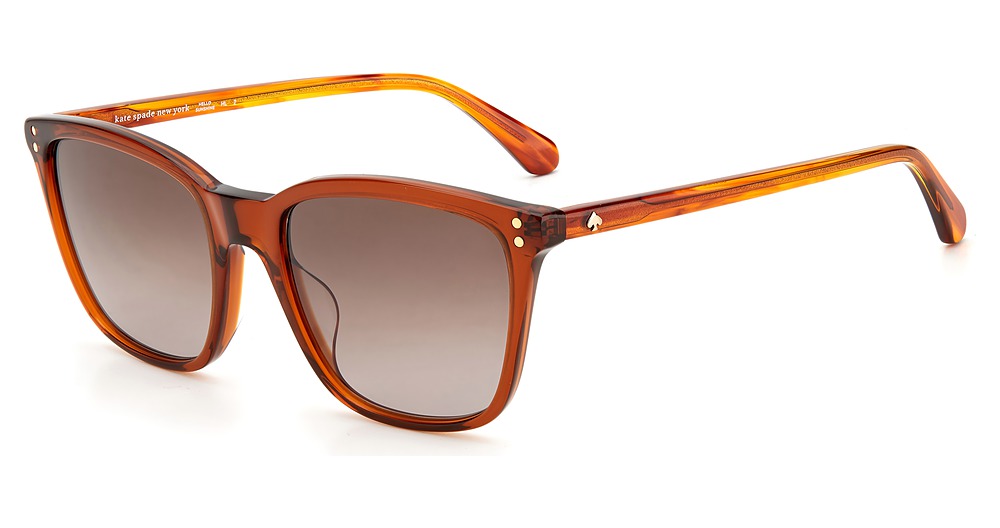 Kate Spade PAVIA/G/S square sunglasses in Brown/Brown Gradient