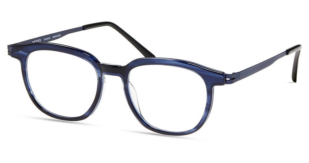 Modo 4542 round eyeglasses in Blue