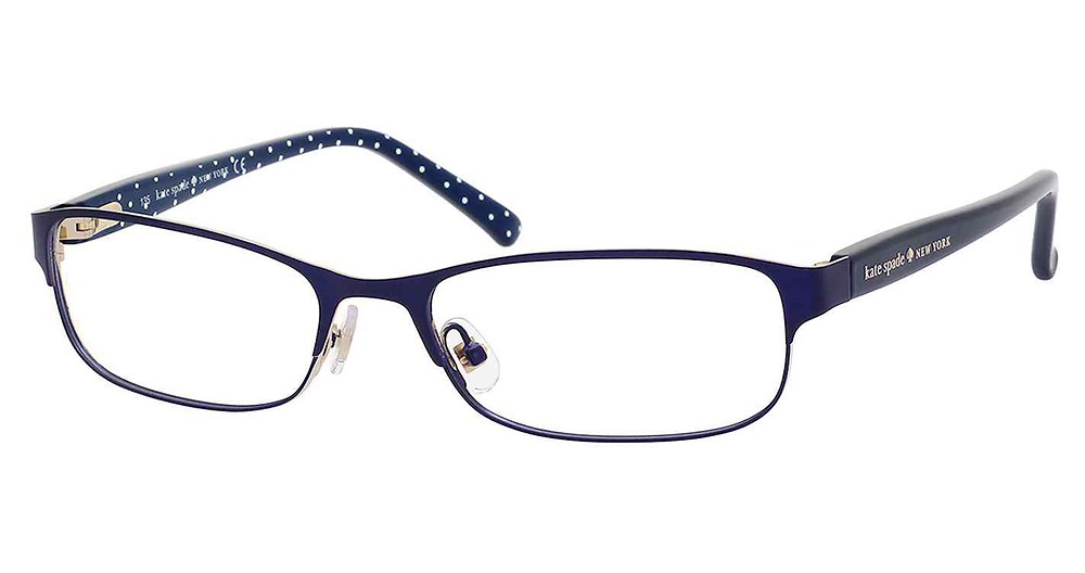 Kate Spade Ambrosette Us rectangle eyeglasses in Navy