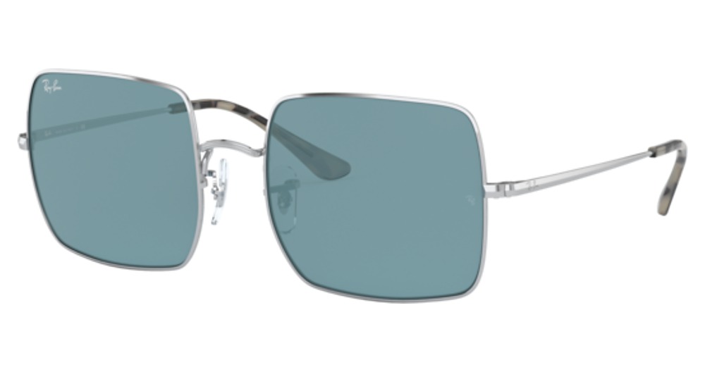 Ray-Ban RB1971 SQUARE square sunglasses in Silver/Azure Mirror Blue