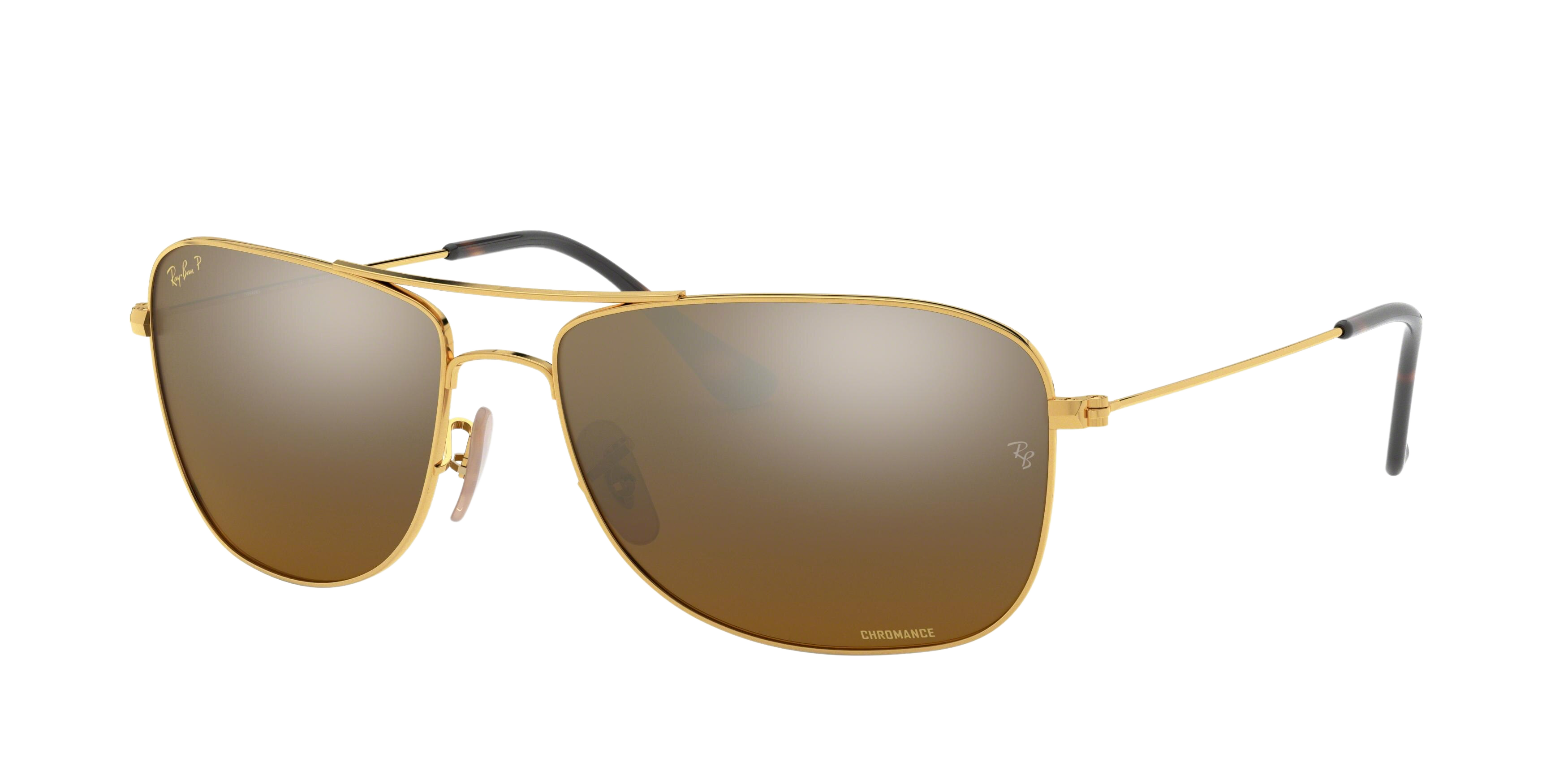Ray-Ban RB3543 aviator sunglasses in Gold