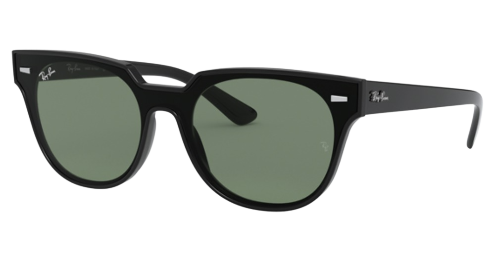 Ray-Ban RB4368N cateye sunglasses in Black/Dark Green
