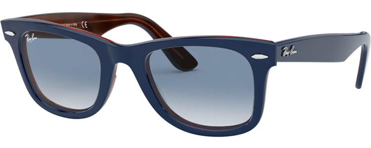 TOP BLUE ON RED HAVANA