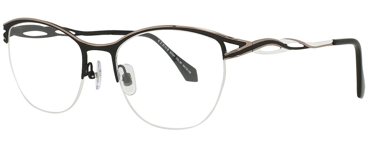 Black/White/Rose Gold
