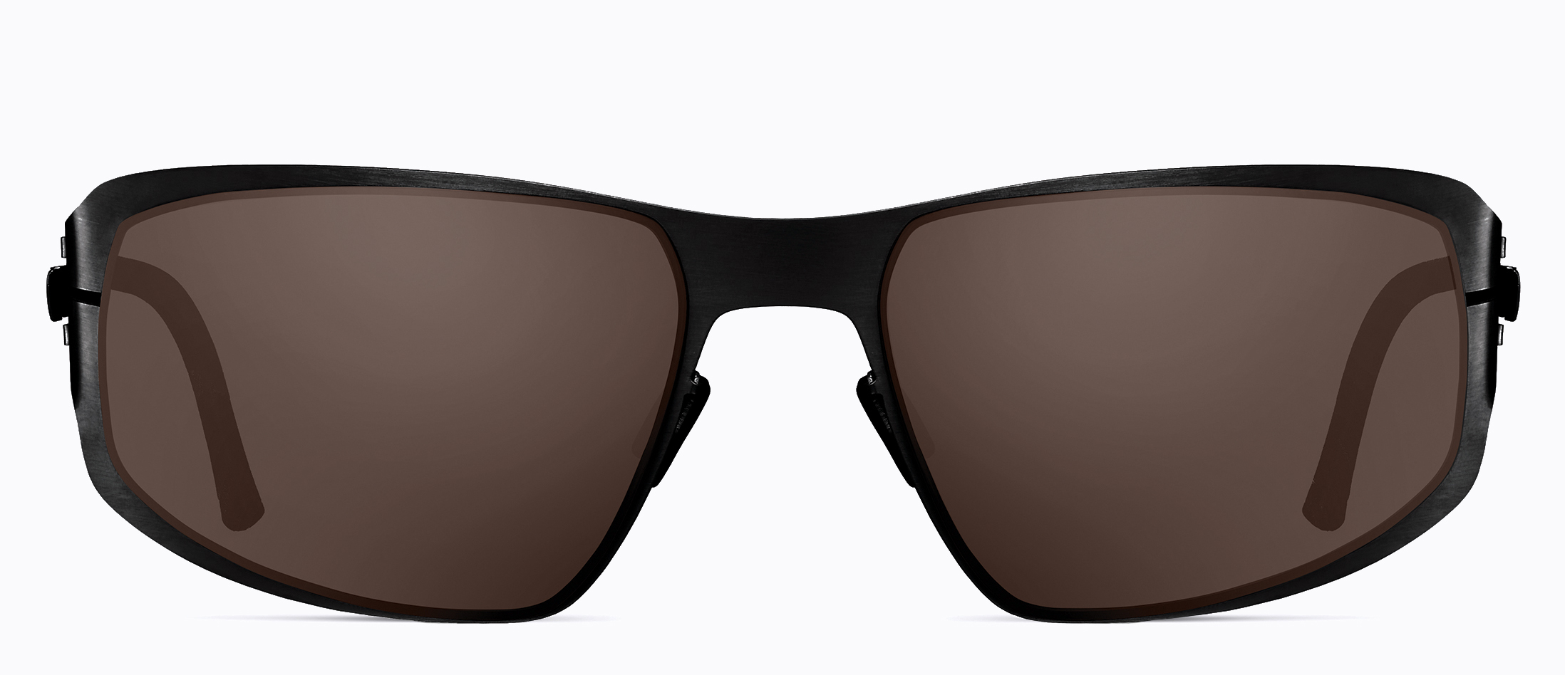 black matte / gray