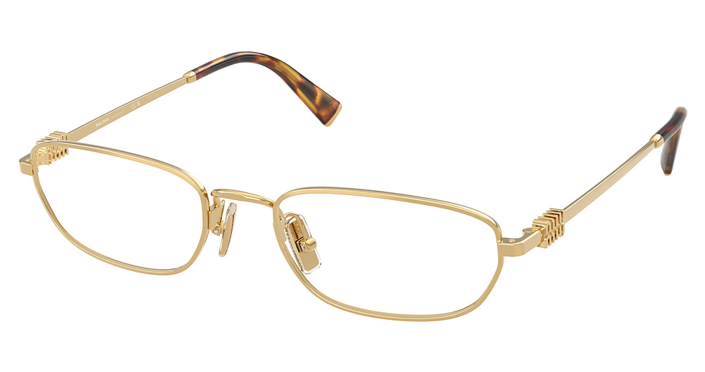 Miu Miu MU 52ZV round eyeglasses in Gold