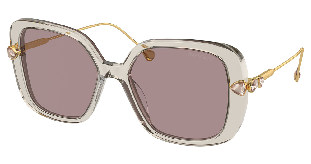 TRASPARENT LIGHT BROWN / VIOLET