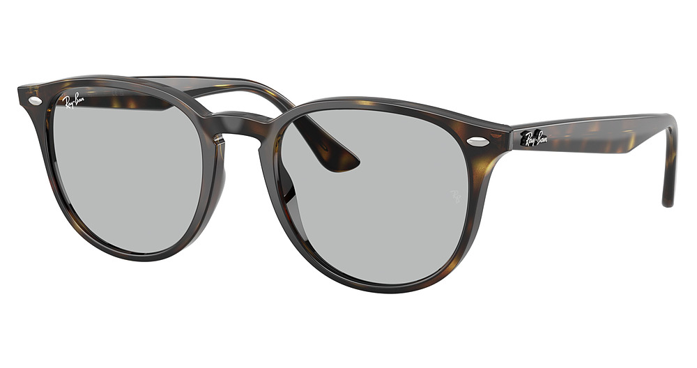 Ray-Ban RB4259F round sunglasses in Light Havana/Light Grey