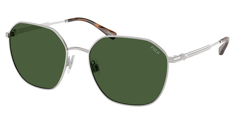 BRUSHED SILVER / BOTTLE GREEN