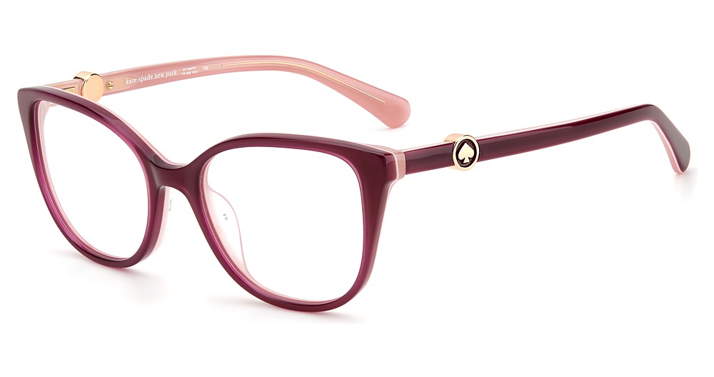 Kate Spade TAYA rectangle eyeglasses in Violet