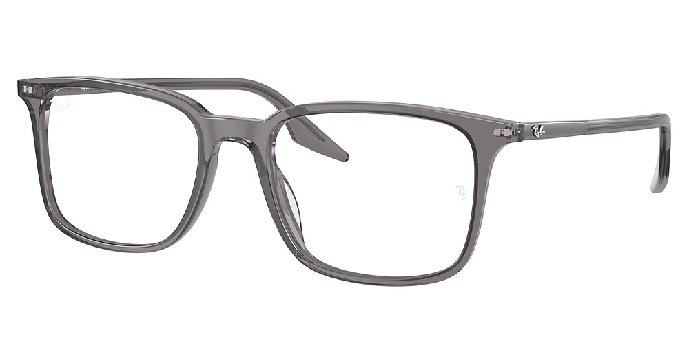Ray-Ban RX5421F square eyeglasses in Transparent Grey
