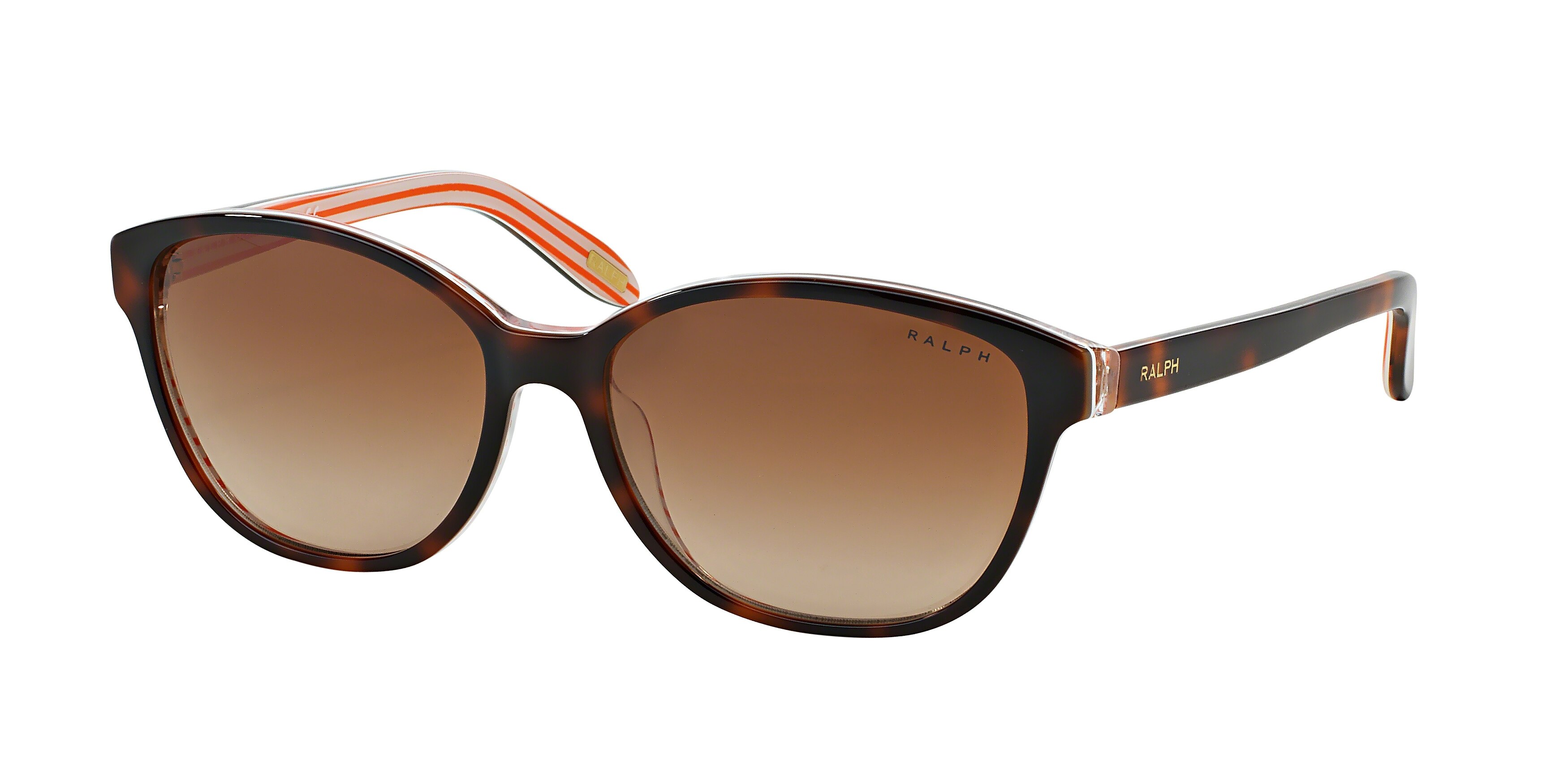 SHINY HAVANA ON ORANGE STRIPES
