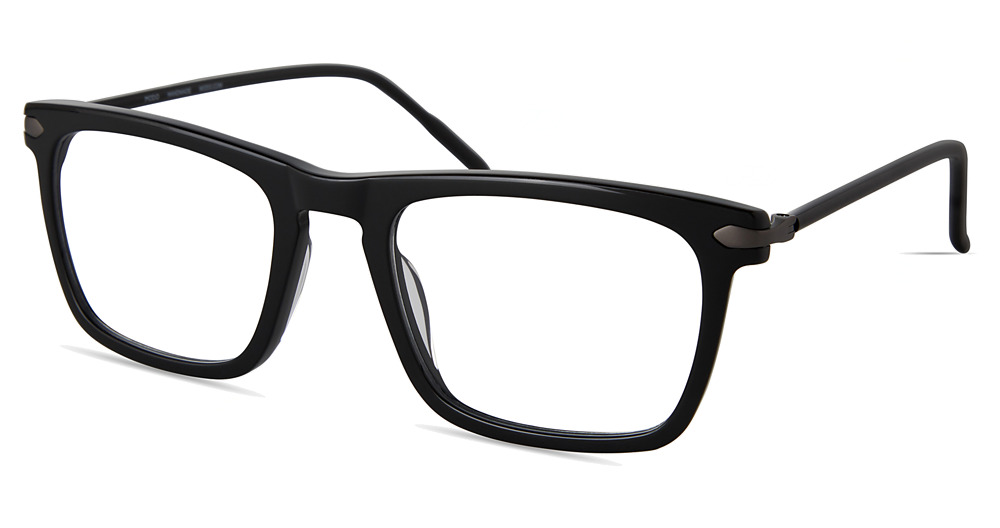 Modo CYRUS rectangle eyeglasses in Black