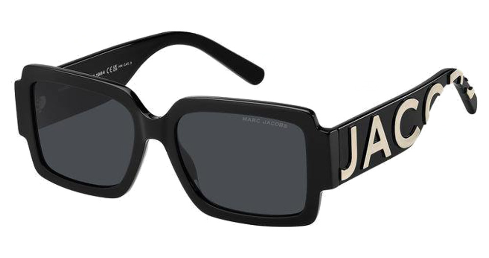 Marc Jacobs MARC 693/S rectangle sunglasses in Blackwhte/Grey Antireflex