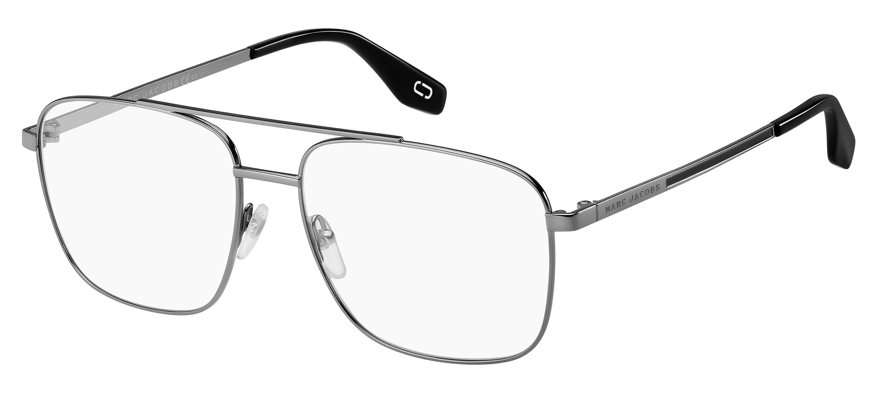 Marc Jacobs Marc 391 square eyeglasses in Ruthenium