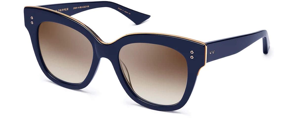 Navy-Navy-Swirl - Gold