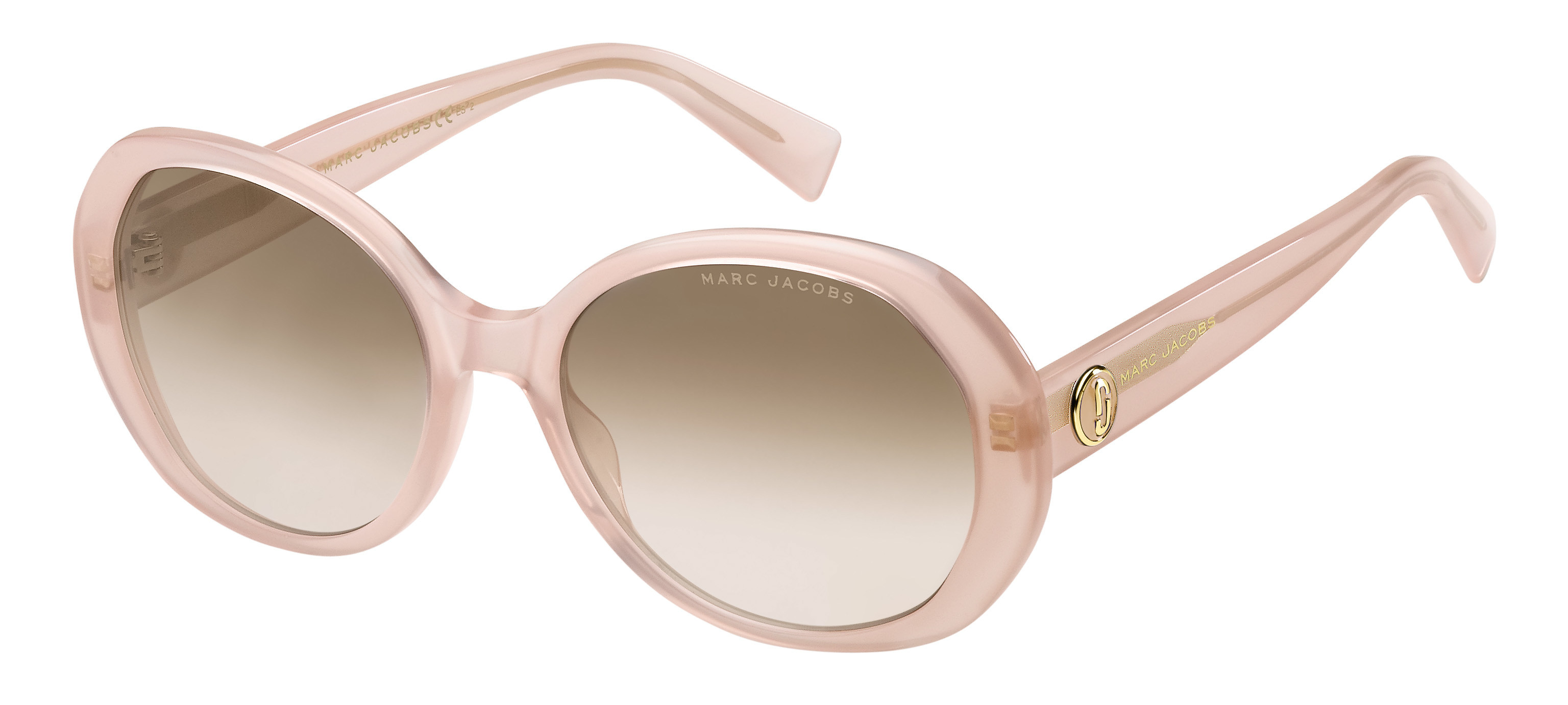 Marc Jacobs Marc 377/S round sunglasses in Pink (M2 Brown Pink Gradient)