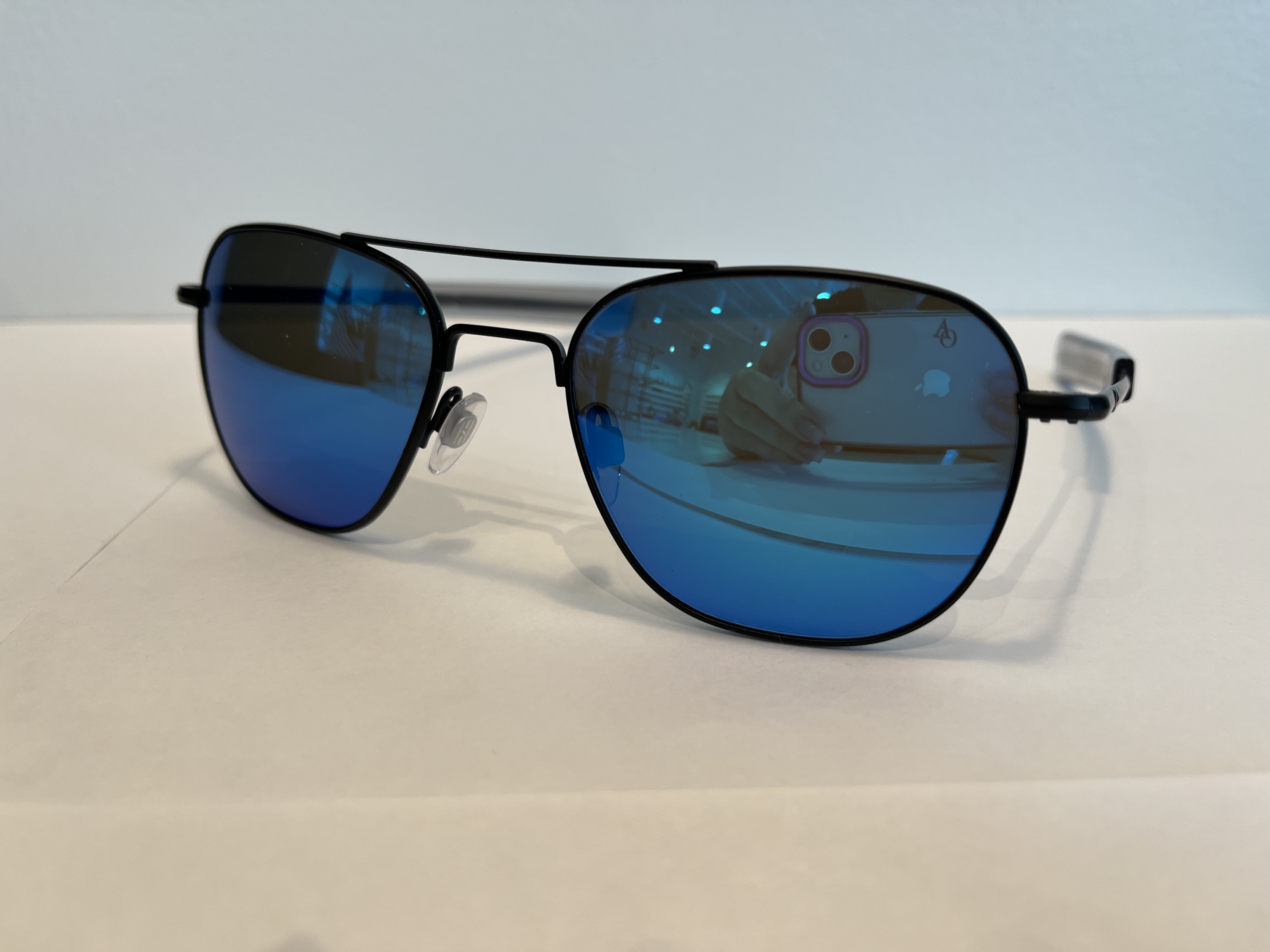 Black / Blue Mirror Nylon Polarized