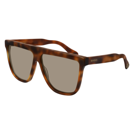 Gucci GG0582S rectangle sunglasses in Havana