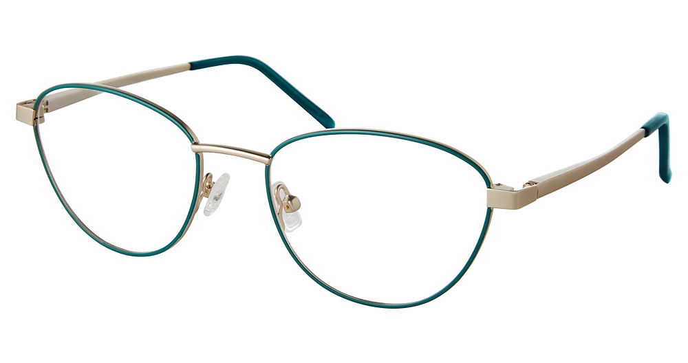 AQUA GREEN/GOLD