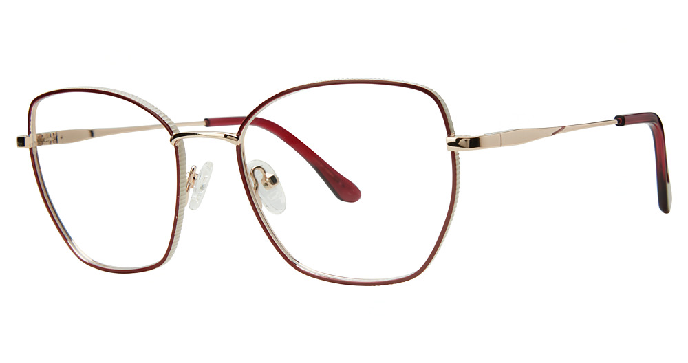 Burgundy/Ivory/Rose