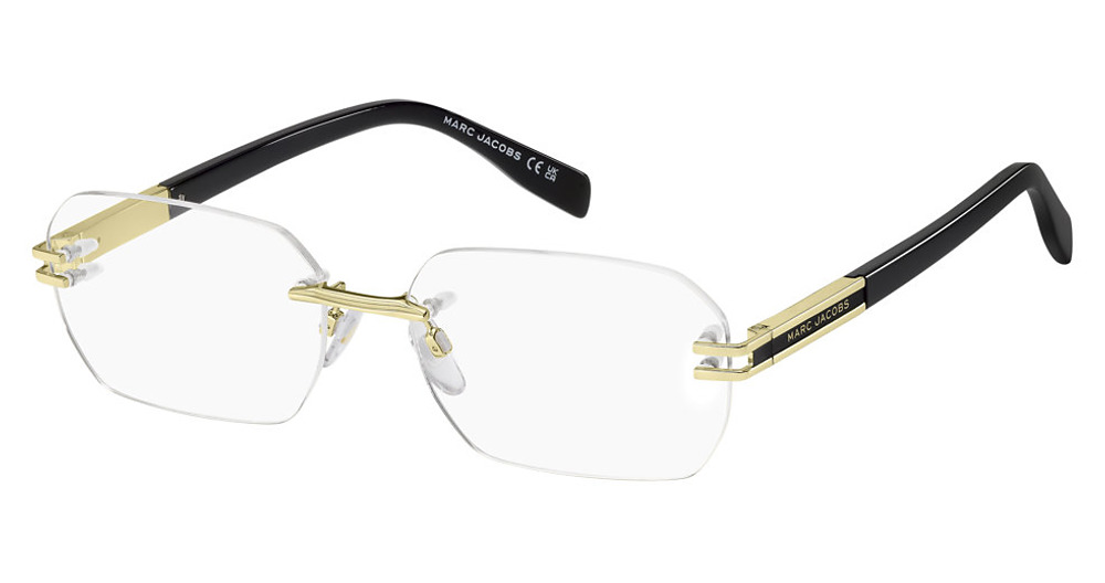 Marc Jacobs MARC 909 rectangle eyeglasses in Gold Blck