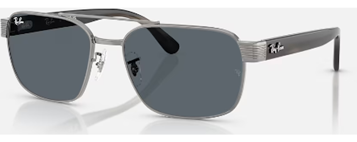 GUNMETAL / BLUE