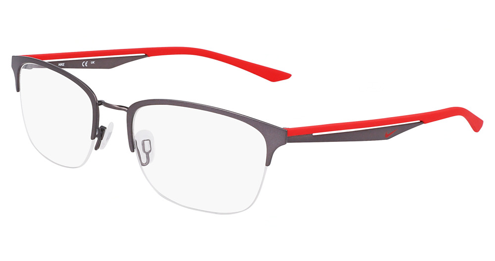 SATIN GUNMETAL/UNIVERSITY RED