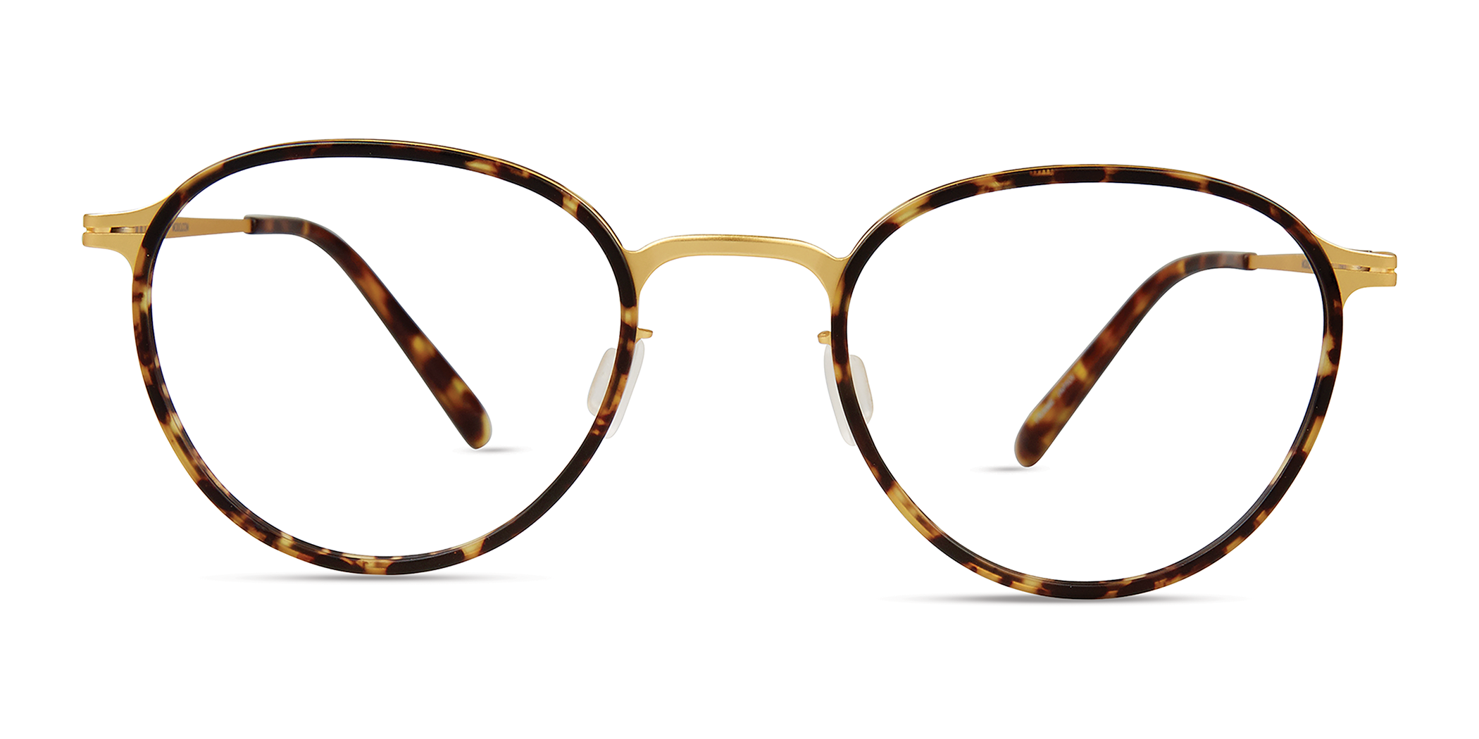 Modo 4410 round eyeglasses in Tortoise/Gold