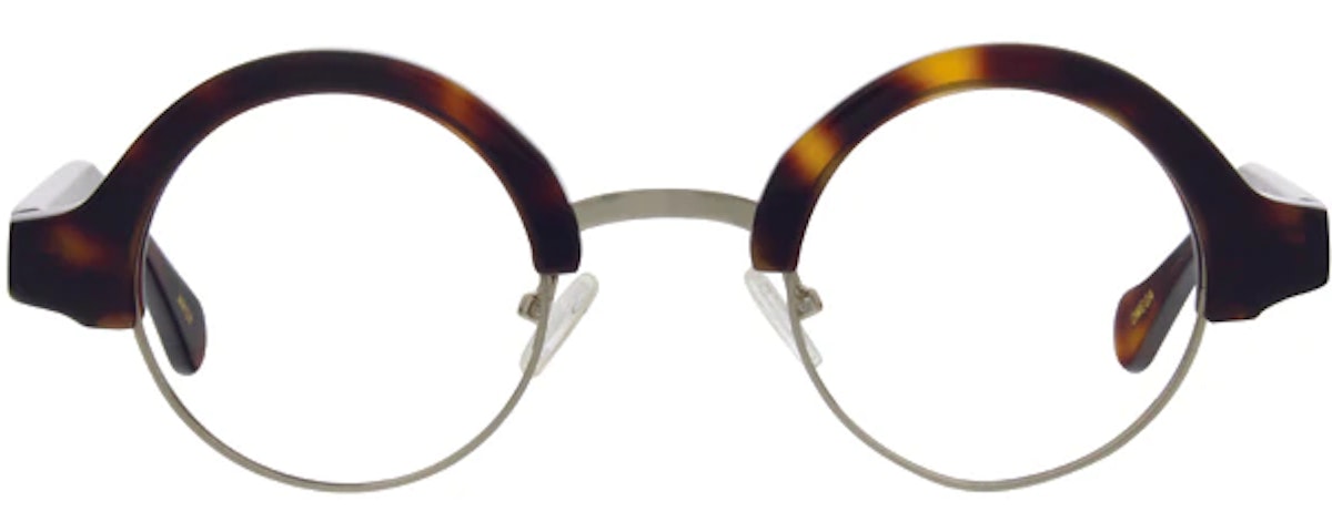 Amber with Silver Rim