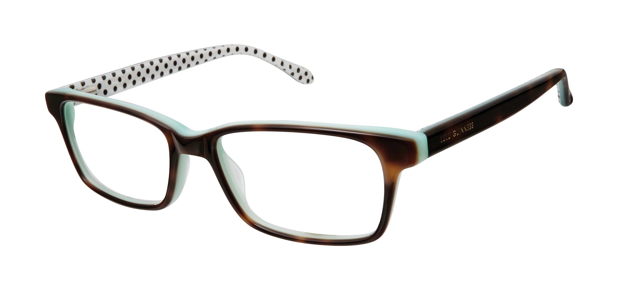 Tortoise Mint With Black/White Print