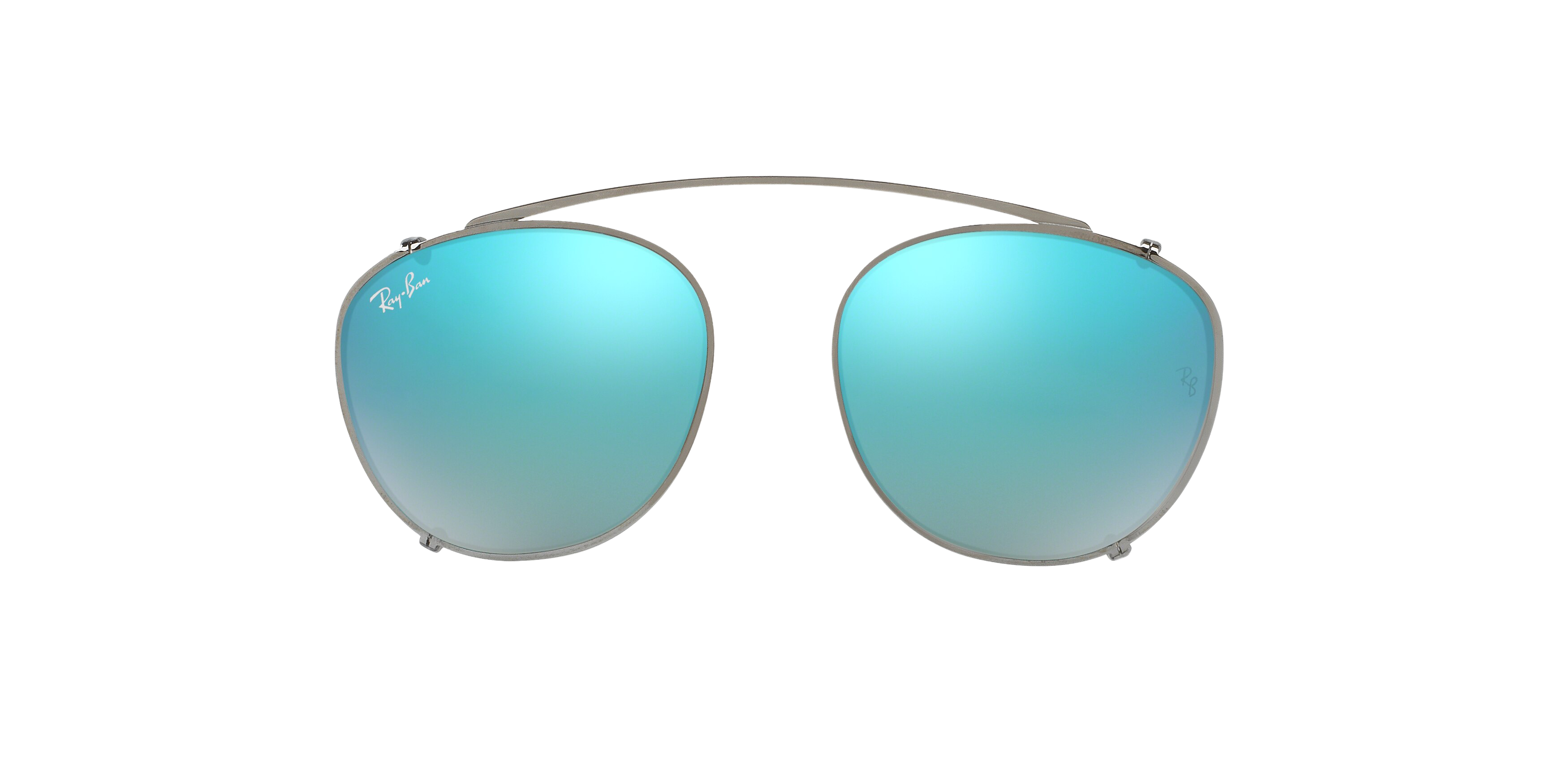 Ray-Ban RX6355C round sunglasses in Gunmetal